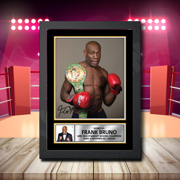 Frank Bruno Boxing - Signed Autographed Boxing Star Print