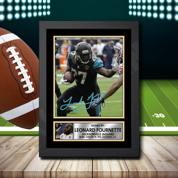 Leonard Fournette 2 - Signed Autographed NFL Star Print