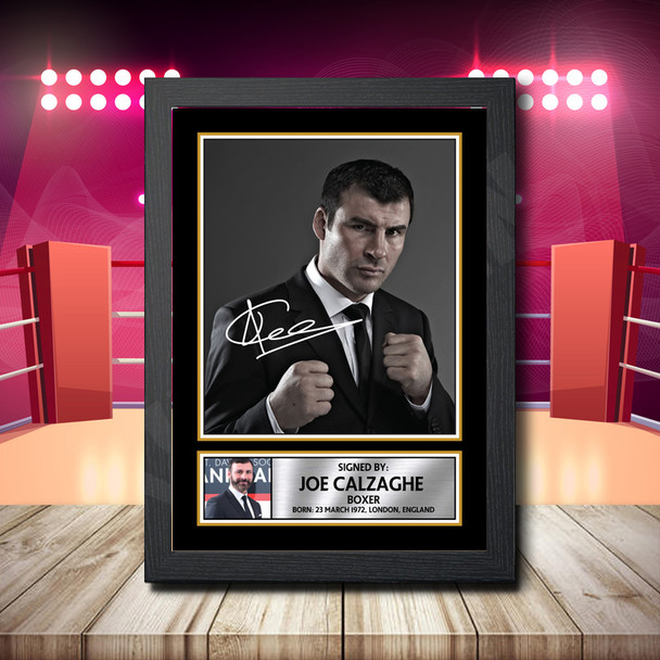Joe Calzaghe 2 Remake - Signed Autographed Boxing Star Print