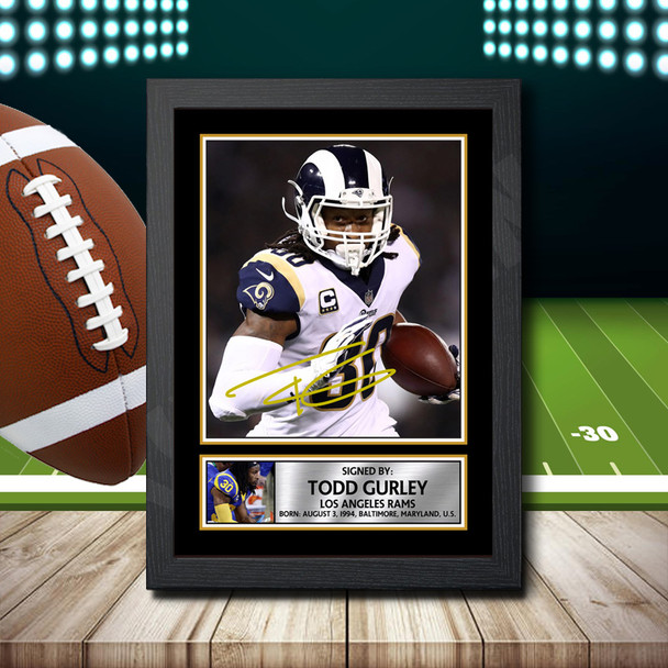 Todd Gurley - Signed Autographed NFL Star Print