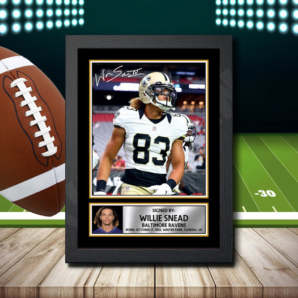 Willie Snead 2 - Signed Autographed NFL Star Print