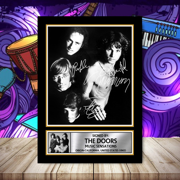 The Doors 3 - Signed Autographed Rock-Bands Star Print - Celebrity ...
