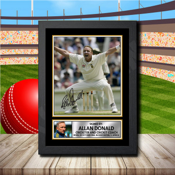 Allan Donald 2 - Signed Autographed Cricket Star Print