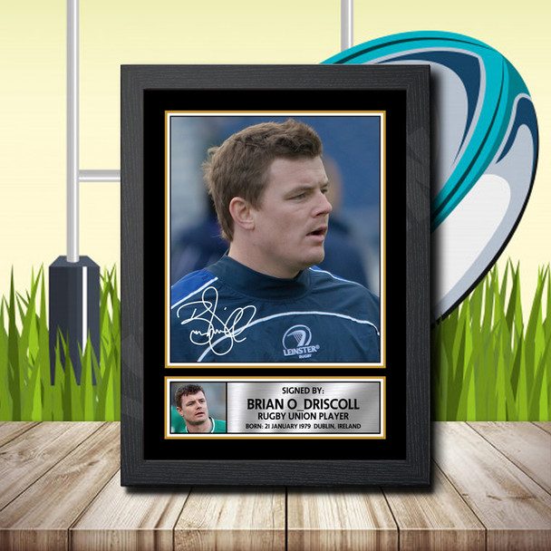 Brian O Driscoll 2 - Signed Autographed Rugby Star Print