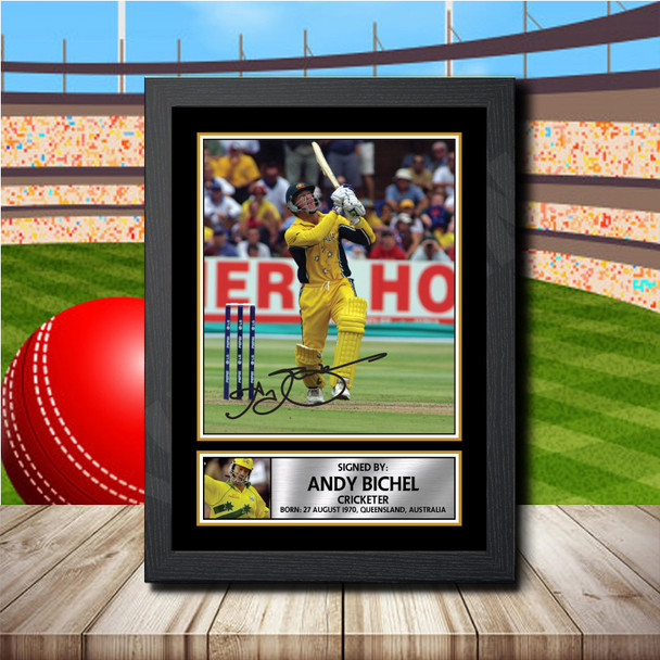 Andrew Bichel - Signed Autographed Cricket Star Print
