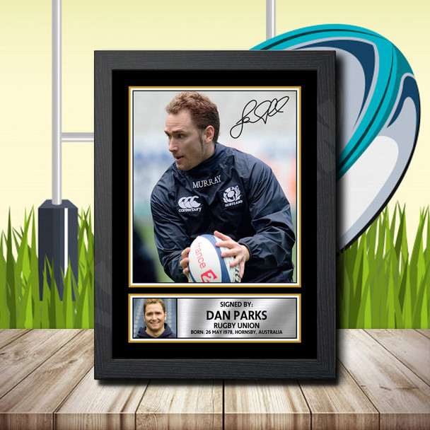 Dan Parks 1 - Signed Autographed Rugby Star Print