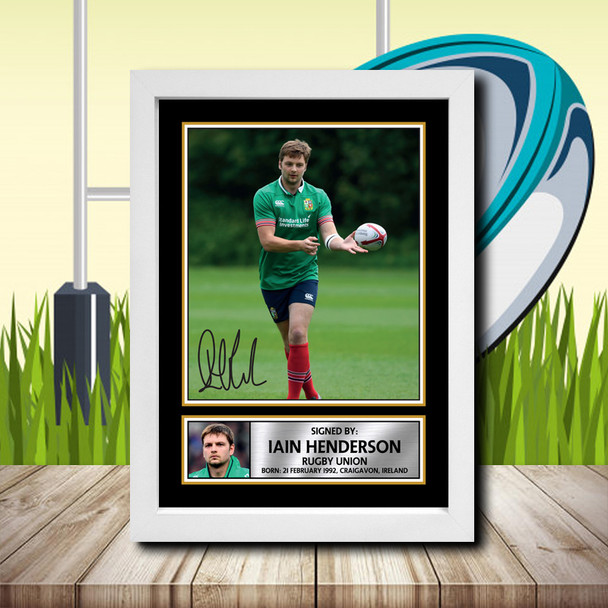 Iain Henderson 2 - Signed Autographed Rugby Star Print