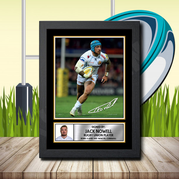 Jack Nowell 2 - Signed Autographed Rugby Star Print