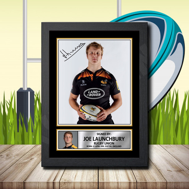 Joe Launchbury 2 - Signed Autographed Rugby Star Print
