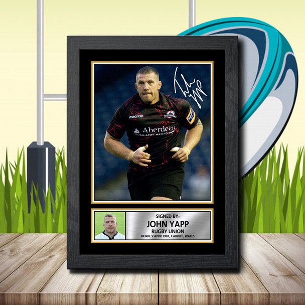 John Yapp 1 - Signed Autographed Rugby Star Print