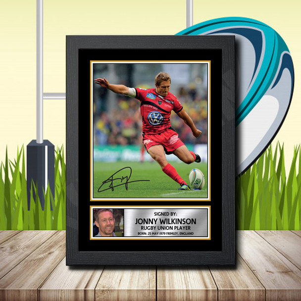 Jonny Wilkinson 2 - Signed Autographed Rugby Star Print