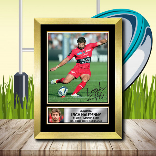 Leigh Halfpenny 1 - Signed Autographed Rugby Star Print