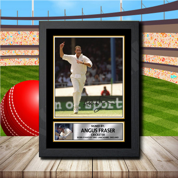 Angus Fraser 2 - Signed Autographed Cricket Star Print