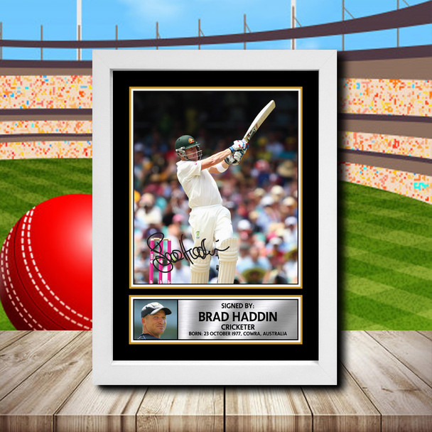 Brad Haddin 2 - Signed Autographed Cricket Star Print