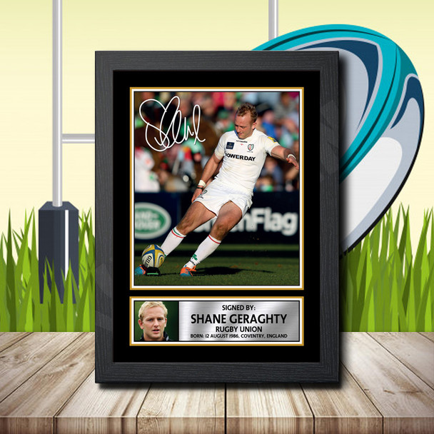 Shane Geraghty 1 - Signed Autographed Rugby Star Print