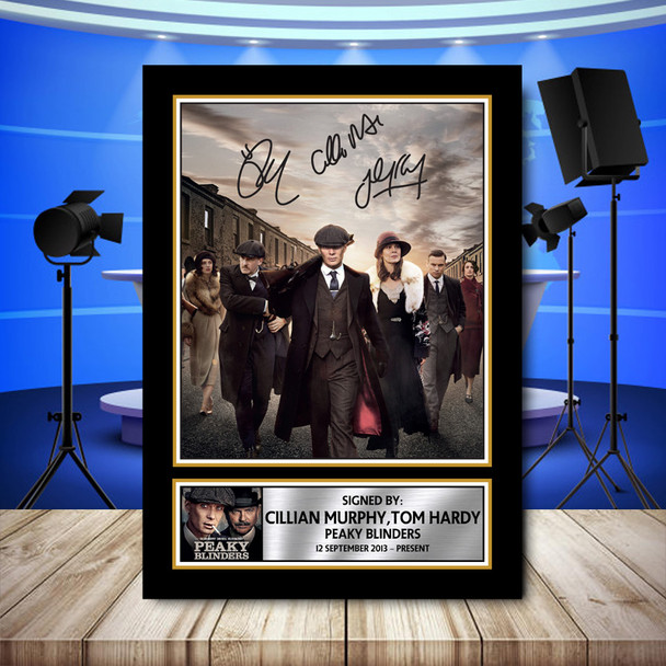 Cillian Murphy Tom Hardy Peaky Blinders 2 - Signed Autographed Television Star Print