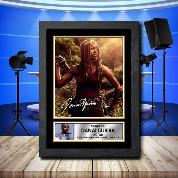 Danai Gurira - Signed Autographed Television Star Print