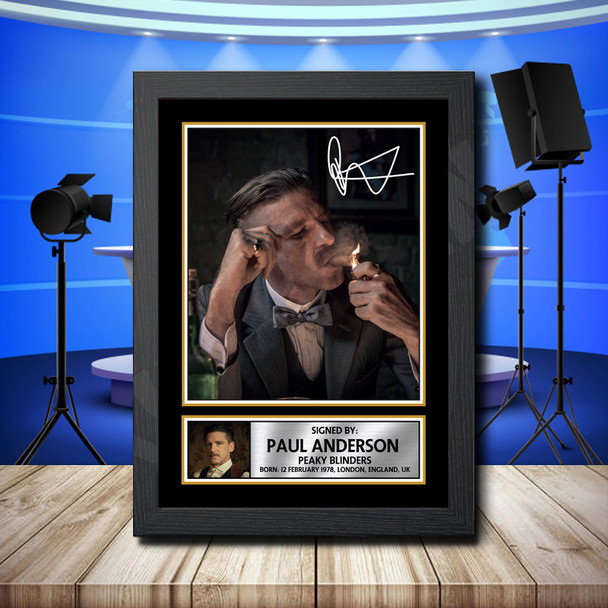 Paul Anderson 2 - Signed Autographed Television Star Print