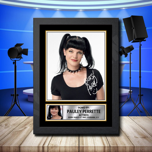 Pauley Perrette 1 - Signed Autographed Television Star Print