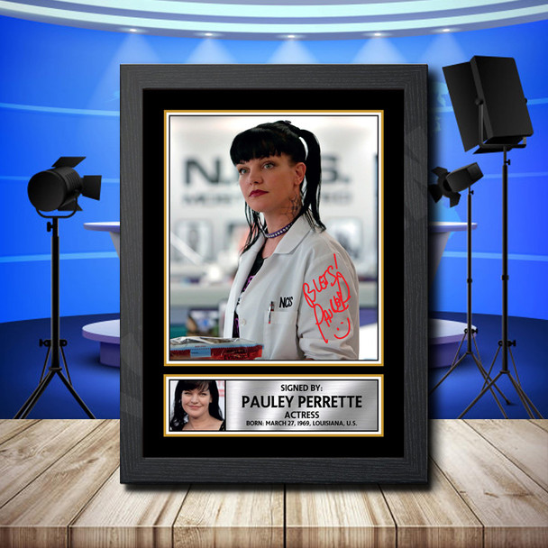 Pauley Perrette 2 - Signed Autographed Television Star Print