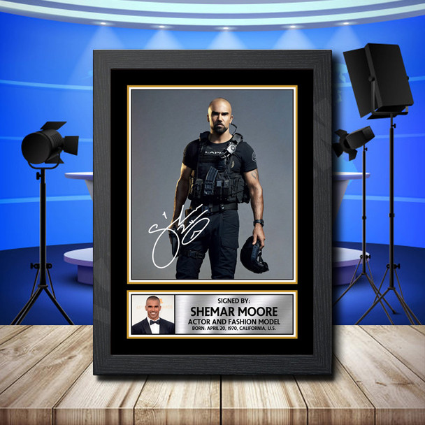 Shemar Moore 2 - Signed Autographed Television Star Print