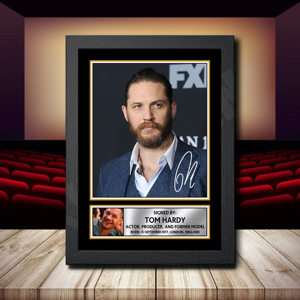 Tom Hardy 1 - Signed Autographed Television Star Print