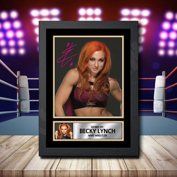 Becky Lynch 1 - Signed Autographed Wwe Star Print