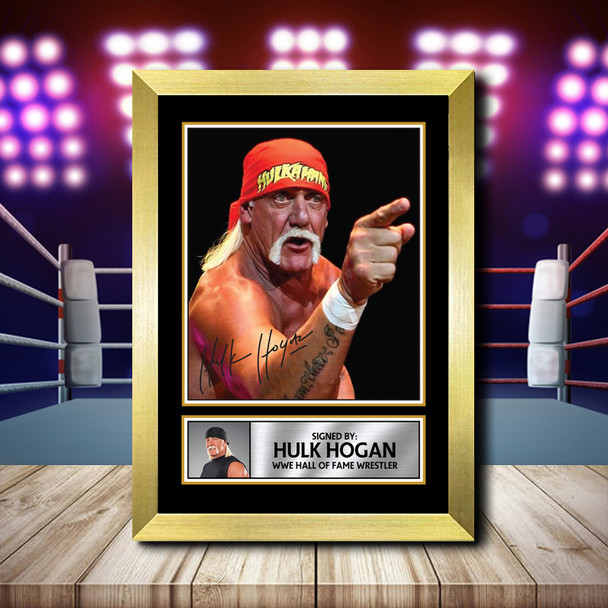 Hulk Hogan 1 - Signed Autographed Wwe Star Print