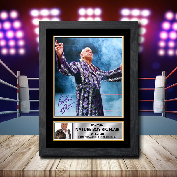 Nature Boy Rik Flair - Signed Autographed Wwe Star Print