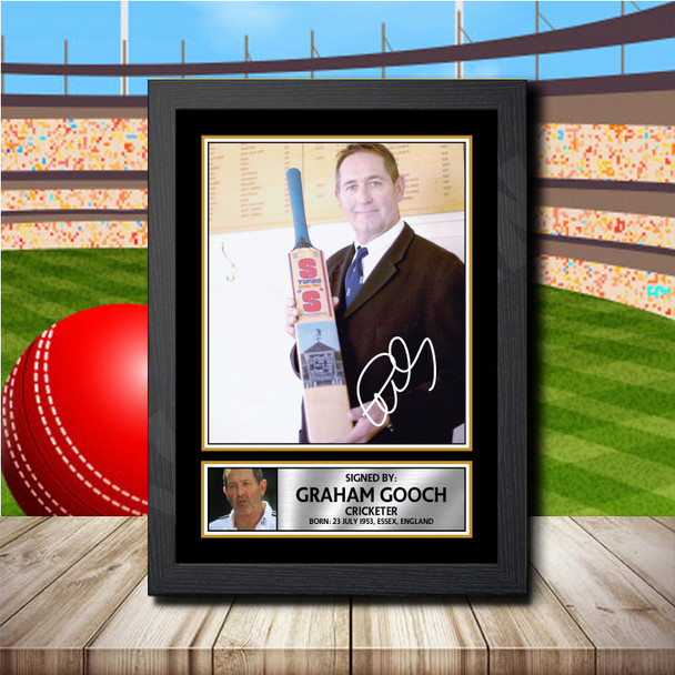 Graham Gooch - Signed Autographed Cricket Star Print