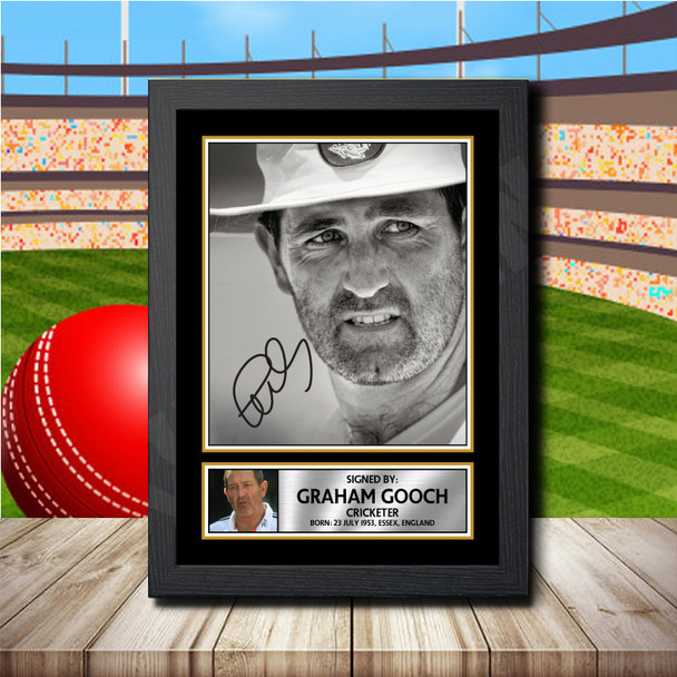 Graham Gooch 2 - Signed Autographed Cricket Star Print