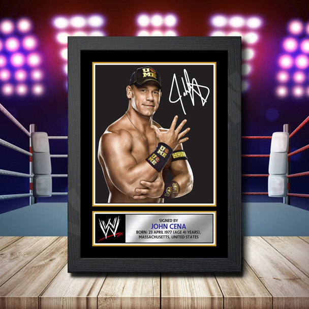 Wwe Wrestling John Cena 2 - Signed Autographed Wwe Star Print