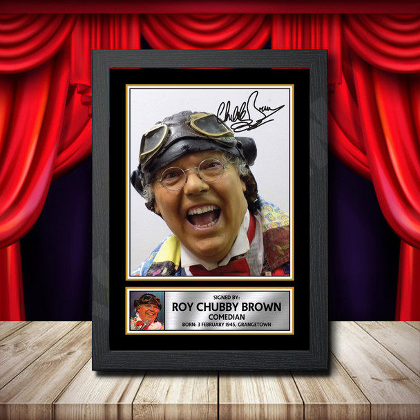 Roy Chubby Brown - Signed Autographed Comedy Star Print