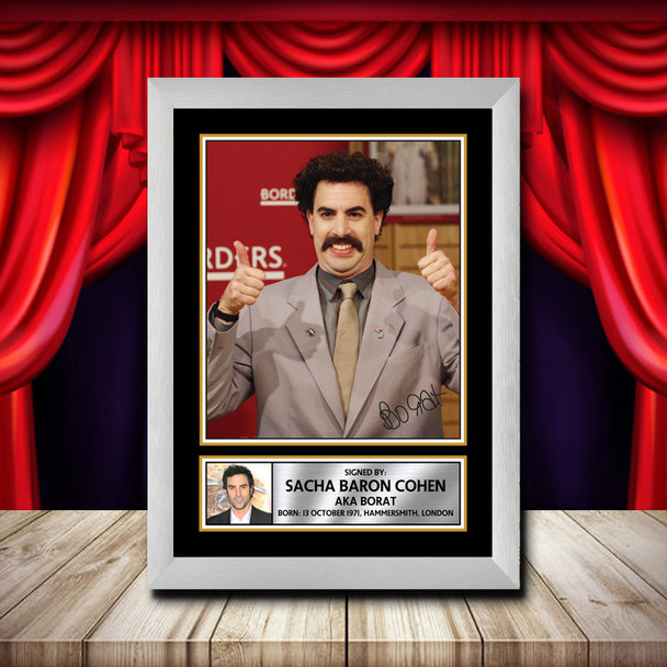 Sacha Baron Cohen Borat 2 Signed Autographed Comedy Star Print Celebrity Poster Prints