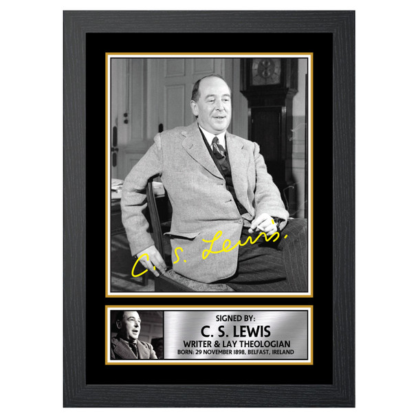 C.S Lewis M194 - Authors - Autographed Poster Print Photo Signature GIFT