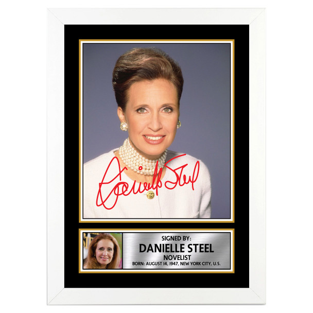 Danielle Steel M199 - Authors - Autographed Poster Print Photo Signature GIFT