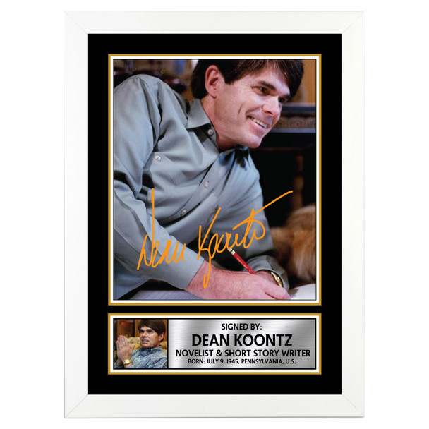 Dean Koontz M203 - Authors - Autographed Poster Print Photo Signature GIFT