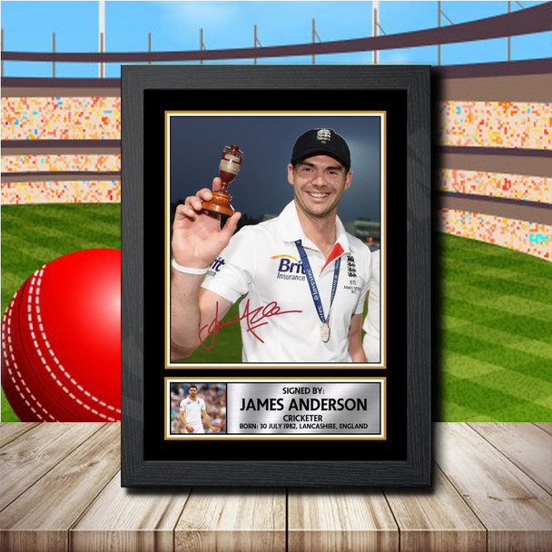 James Anderson 2 - Signed Autographed Cricket Star Print
