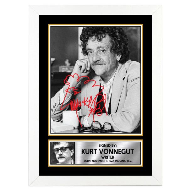 Kurt Vonnegut M239 - Authors - Autographed Poster Print Photo Signature GIFT