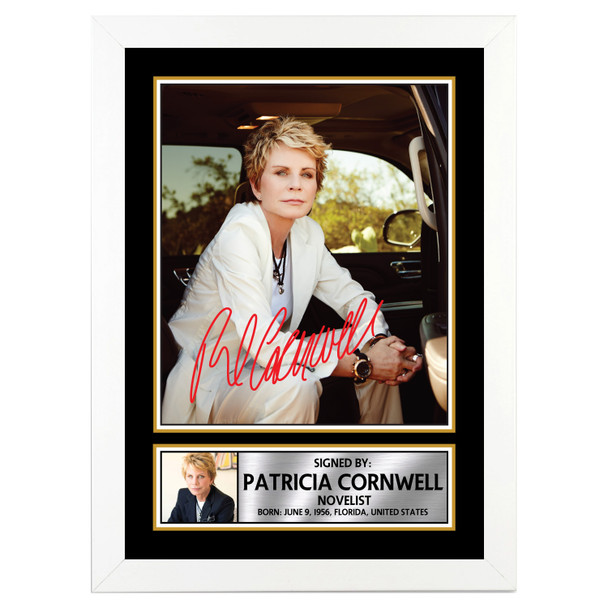 Patricia Cornwell M257 - Authors - Autographed Poster Print Photo Signature GIFT