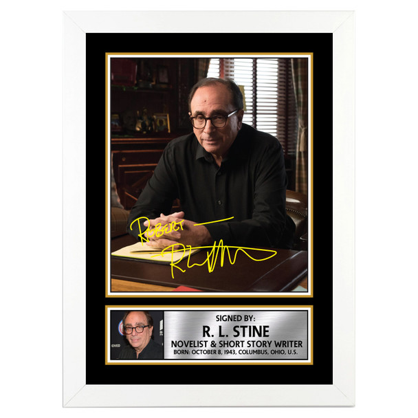 R. L. Stine M261 - Authors - Autographed Poster Print Photo Signature GIFT