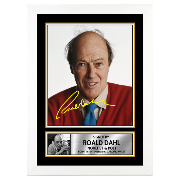 Roald Dahl M265 - Authors - Autographed Poster Print Photo Signature GIFT