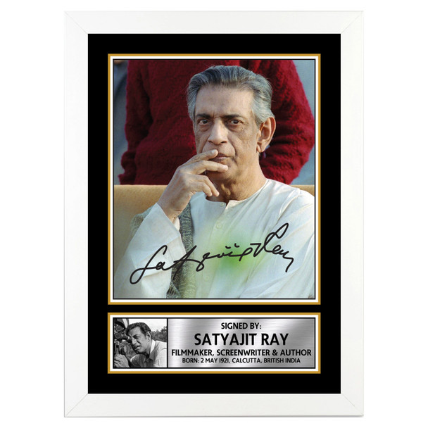 Satyajit Ray M273 - Authors - Autographed Poster Print Photo Signature GIFT