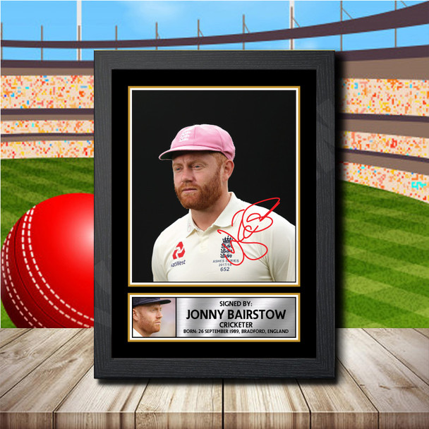 Jonny Bairstow 2 - Signed Autographed Cricket Star Print