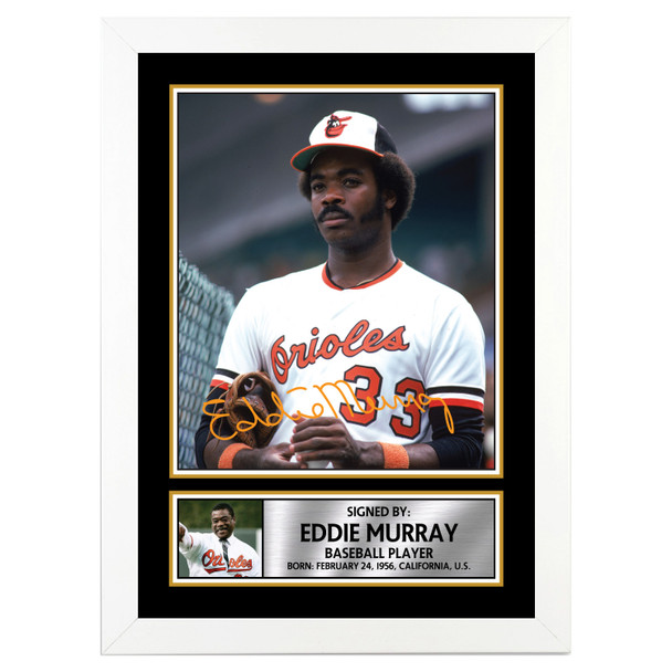 Eddie Murray - Baseball Player - Autographed Poster Print Photo Signature GIFT