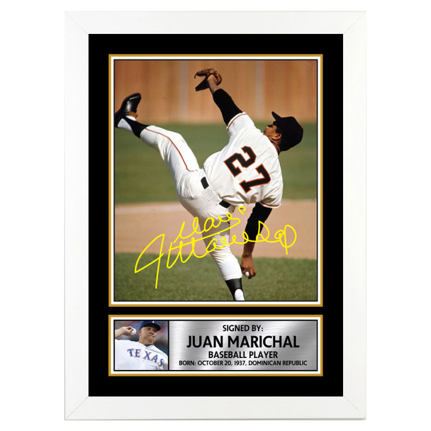 Juan Marichal - Baseball Player - Autographed Poster Print Photo Signature GIFT