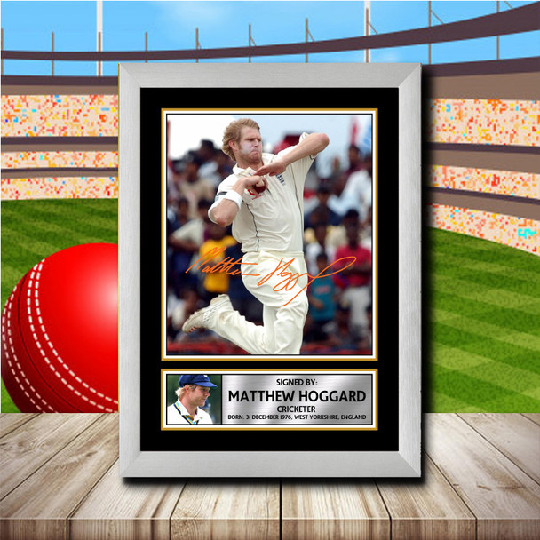 Matthew Hoggard - Signed Autographed Cricket Star Print