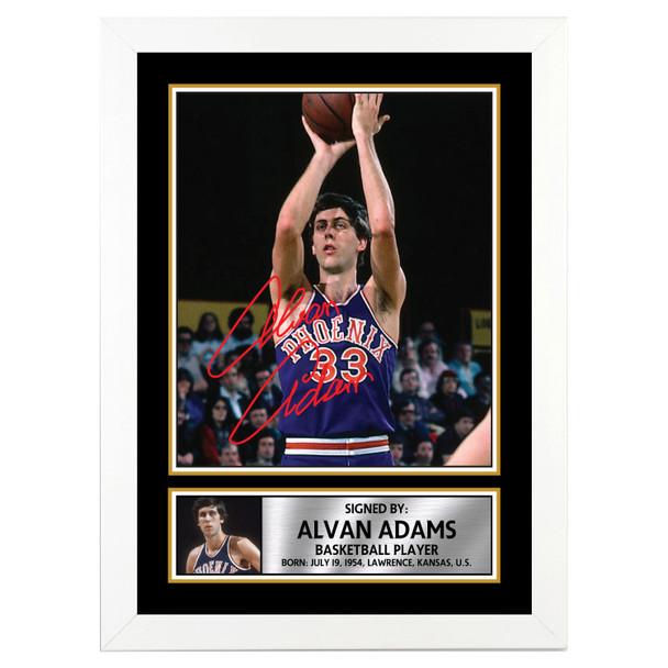 Alvan Adams 2 - Basketball Player - Autographed Poster Print Photo Signature GIFT