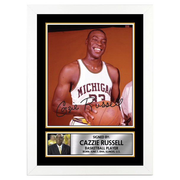 Cazzie Russell - Basketball Player - Autographed Poster Print Photo Signature GIFT