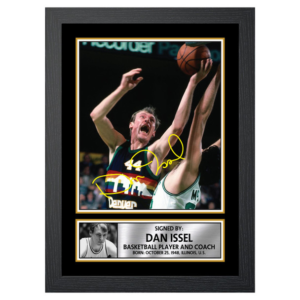 Dan Issel 2 - Basketball Player - Autographed Poster Print Photo Signature GIFT